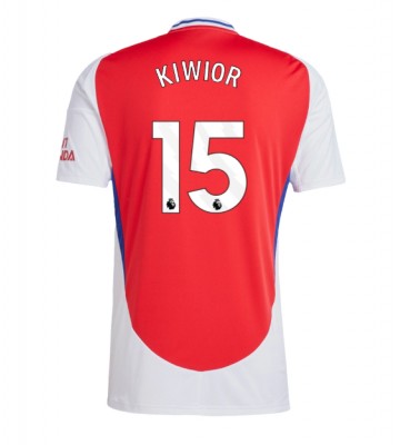 Arsenal Jakub Kiwior #15 Primera Equipación 2024-25 Manga Corta